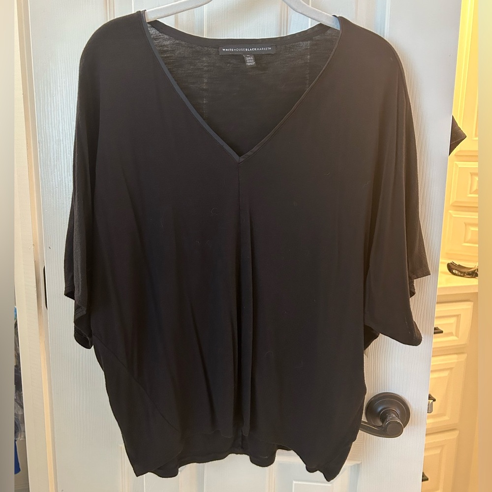 White House Black Market Dolman tee Medium black